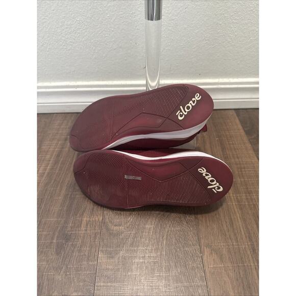 Clove Classic Royal Maroon Limited Edition Slip On Nursing Shoes Size 8 Women’s - Picture 6 of 6